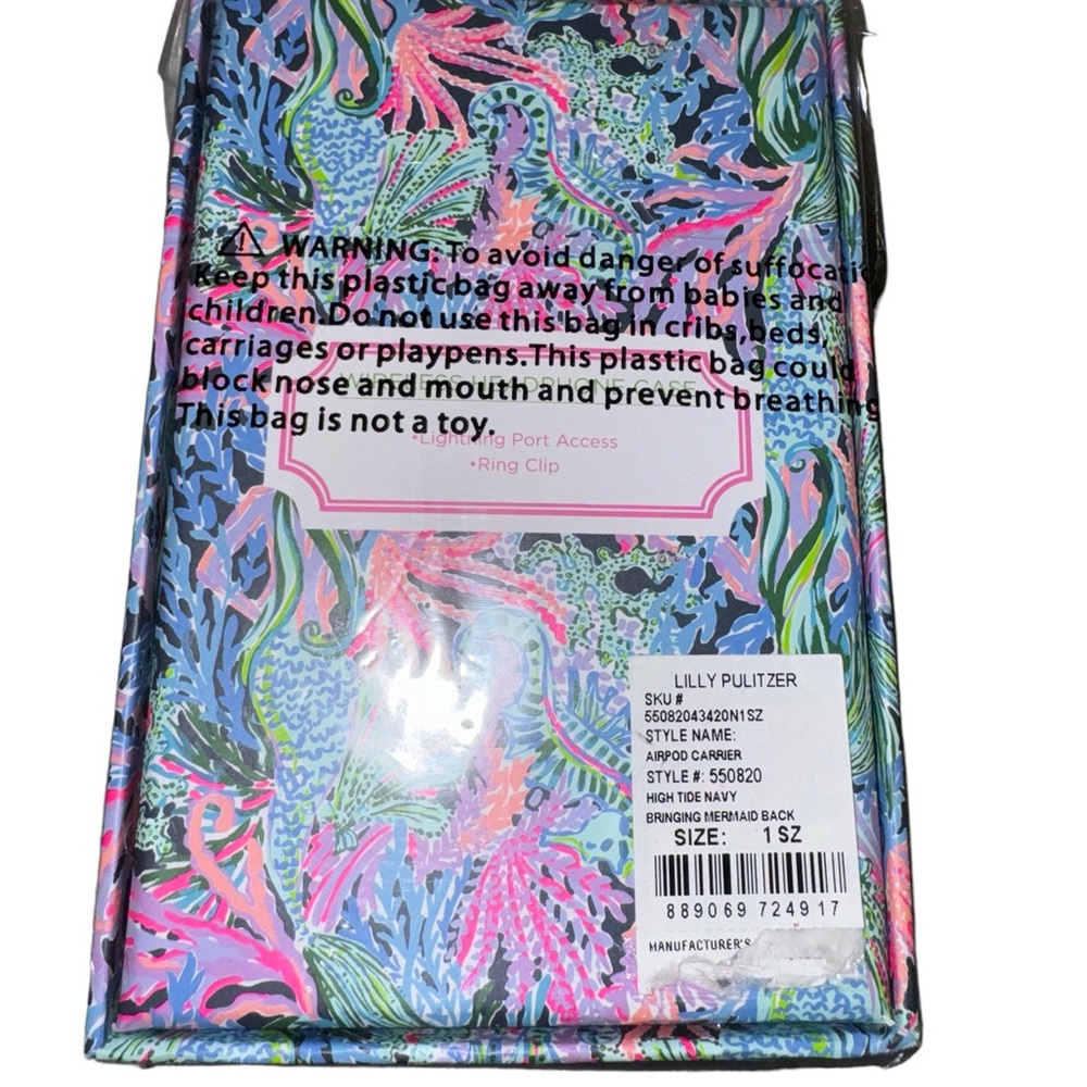 Lilly Pulitzer Wireless Headphone Case - Picture 3 of 4